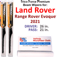 thumbnail image 1 of 2021 Land Rover Range Rover Evoque Performance Beam Wipers (Set of 2), 1 of 3
