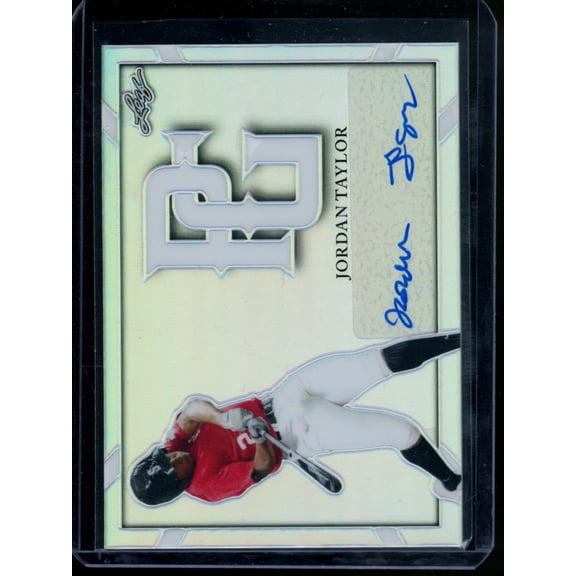2021 Leaf Perfect Game National Showcase Jordan Taylor #BA-JT2 /25 Autograph