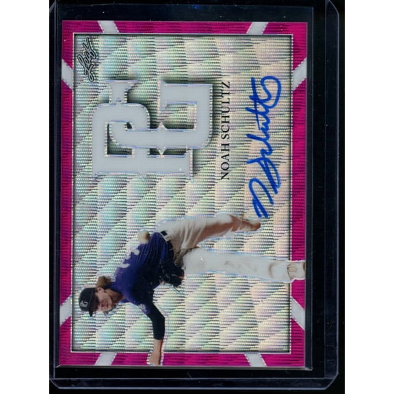 2021 Leaf Perfect Game National Showcase Noah Schultz #BA-NS2 /6 Autograph