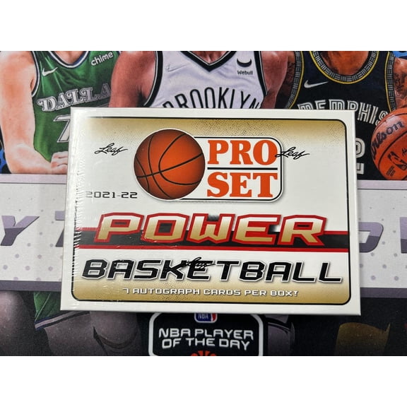 2021-22 Leaf Pro Set Power Basketball Hobby Box