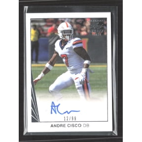 2021 Leaf Ultimate Draft BA-AC1 Andre Cisco Auto 12/99 Syracuse Orange Football Card