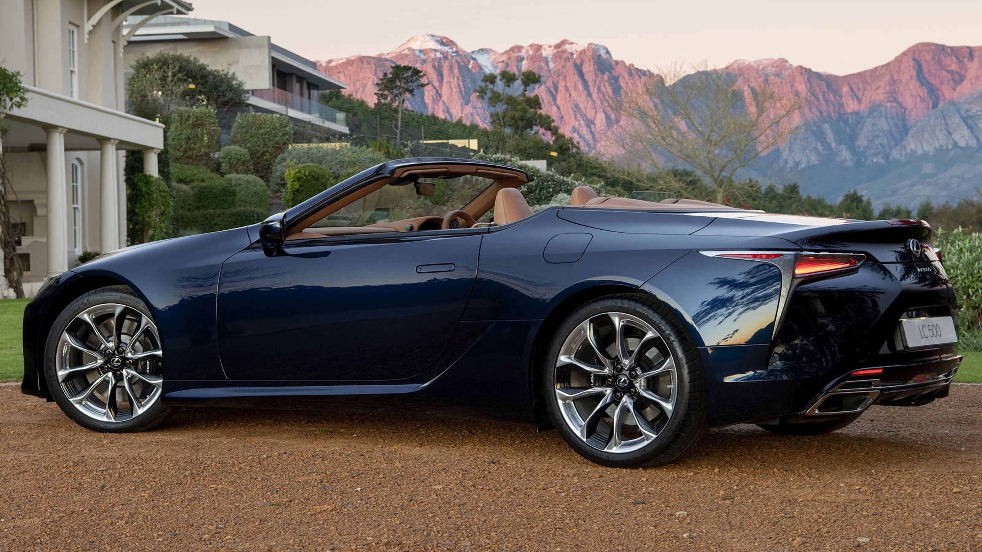 2021 Lexus LC Convertible ZA Style A - 20x30 Inch Glossy Laminated ...