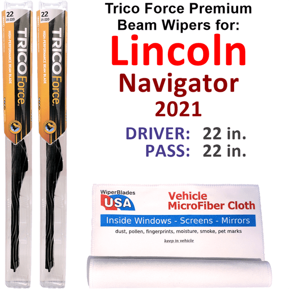 2021 Lincoln Navigator Performance Beam Wipers (Set of 2)