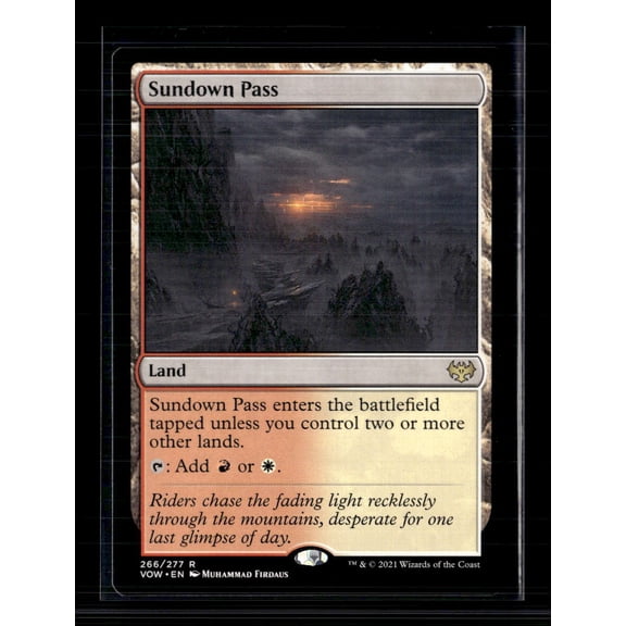 2021 Magic: The Gathering Innistrad: Crimson Vow Sundown Pass