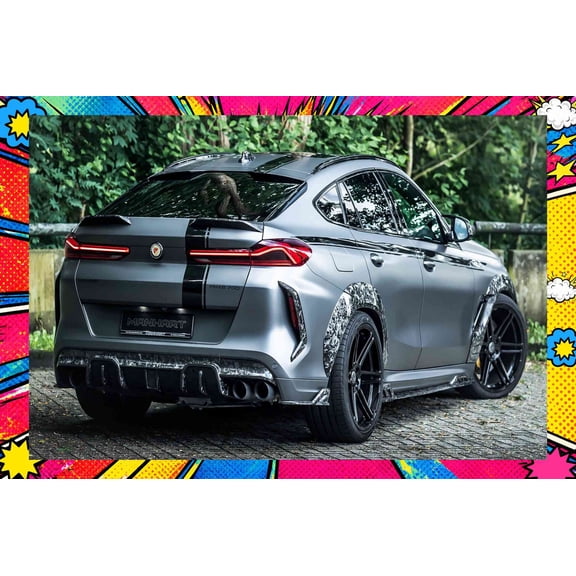2021 Manhart MHX6 700 WB Style B - Pop Art Edition | 12x18 Inch Laminated Poster | Vibrant Colors & Stunning Detail Wall Art