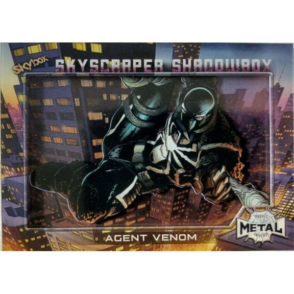 2021 Marvel Metal Universe Agent Venom SS1 (Skyscraper Shadowbox)