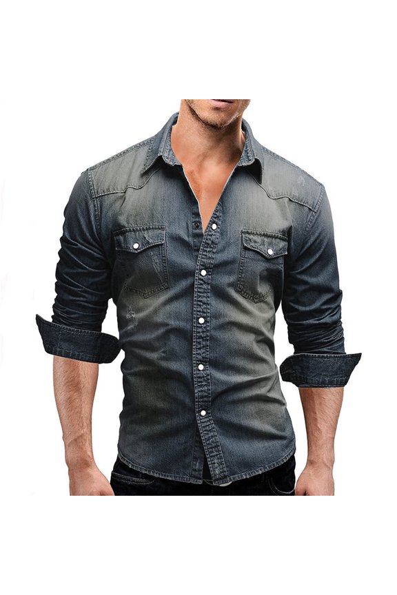 2021 Men Long-Sleeve Beefy Button Basic Solid Blouse Tee Shirt TopLong Puffer Margiela Cardigan Mens Jackets