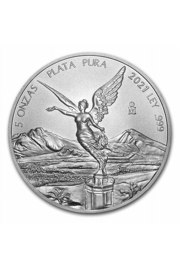 2021 Mexico 5 oz Silver Libertad BU