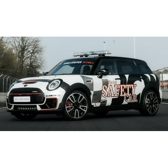 2021 Mini John Cooper Works Clubman Safety Car Car - 20x30 Inch Glossy Laminated Poster - Stunning Detail and Bold Colors