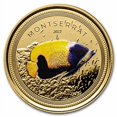 thumbnail image 1 of 2021 Montserrat 1 oz Gold Blue Girdled Angelfish (Colorized), 1 of 4