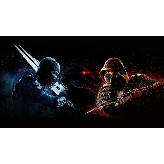 2021 Mortal Kombat Movie Poster Liu Kang Sub Zero Sonya Blade Kano UNFRAMED PAPER POSTER