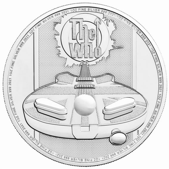2021 Great Britain 1 oz 999 Silver Music Legends The Who Coin BU