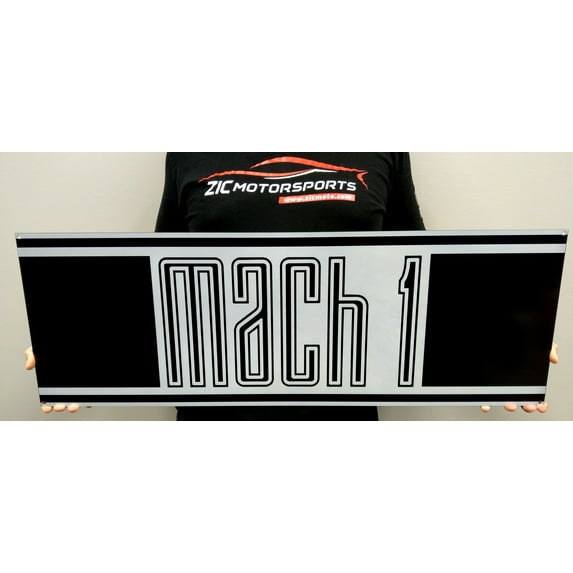 2021 Mustang Mach 1 Logo Metal Sign