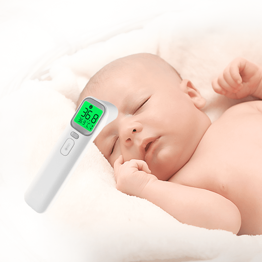 2021 New Forehead Thermometer for Adults, Non Contact Infrared Baby  Thermometer for Fever, 2 in 1 Dual Mode Digital Thermometer 4 Backlits LCD  Display 
