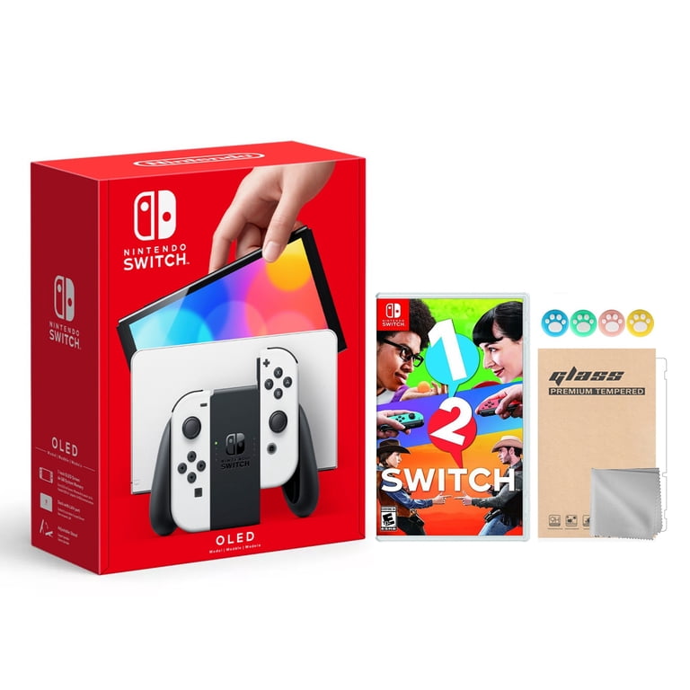 2021 New Nintendo Switch OLED Model White Joy Con 64GB Console 