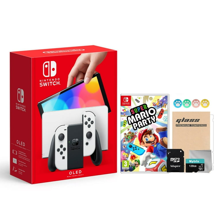 2021 New Nintendo Switch OLED Model White Joy Con 64GB Console