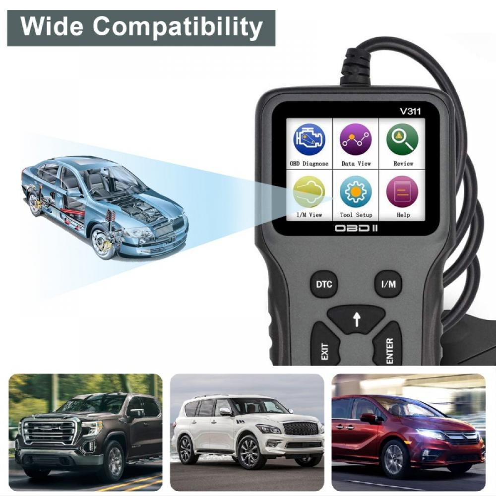2021 New OBD Car Diagnostic Scanner 3-second Fast Read OBD Code Reader ...