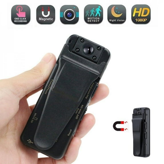 2021 Newest 1080P Mini Camera Portable Digital Video Recorder Body Camera Night Vision Recorder Miniature Magnet Camcorder