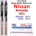 thumbnail image 1 of 2021 Nissan Armada Beam Blade Wipers (Set of 2), 1 of 3