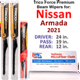 thumbnail image 1 of 2021 Nissan Armada Performance Beam Wipers (Set of 3) w/Rear Wiper, 1 of 3