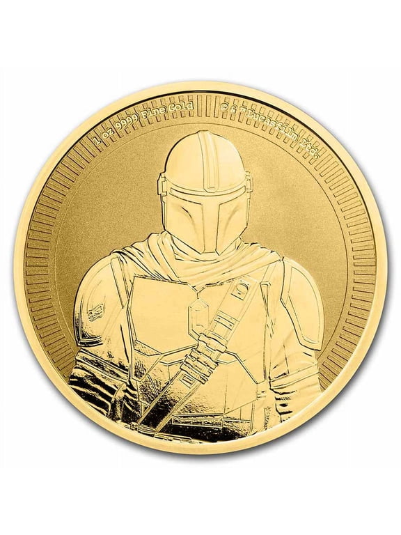 2021 Niue 1 oz Gold $250 Star Wars: The Mandalorian BU