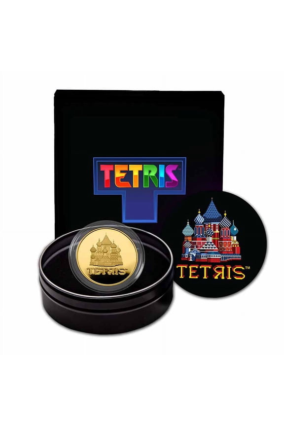 2021 Niue 1 oz Gold $250 Tetris St. Basils Cathedral Proof