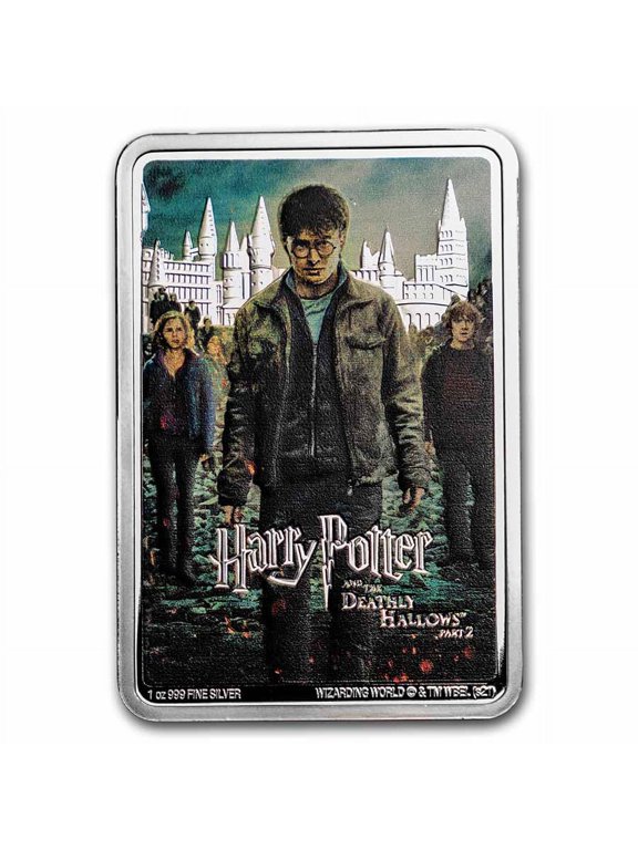 2021 Niue 1 oz Silver $2 Harry Potter & Deathly Hallows Part 2