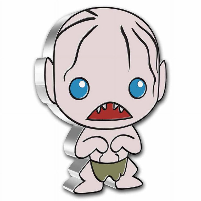 2021 Niue 1 oz Silver Chibi Coin Collection: Gollum