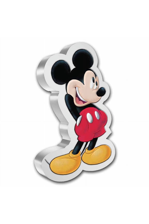 2021 Niue 1 oz Silver Disney: Mickey Mouse Shaped Coin