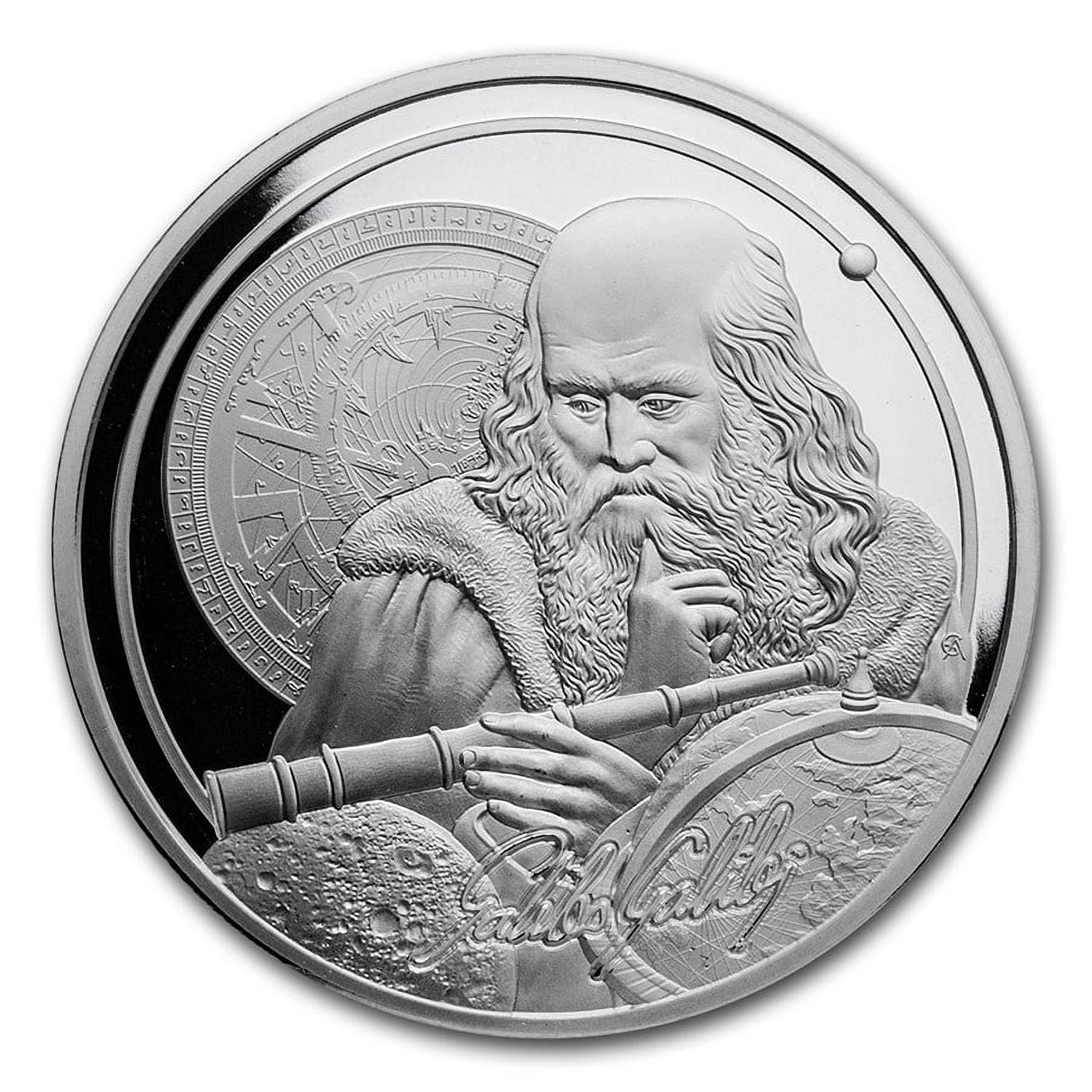 2021 Niue 1 oz Silver Icons of Inspiration: Galileo BU - Walmart.com