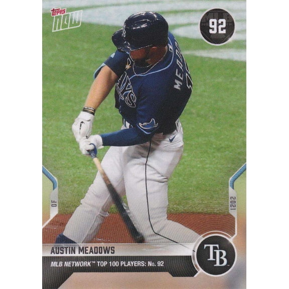 2021 Now MLB Network Top 100 Austin Meadows Trading Card #T-92