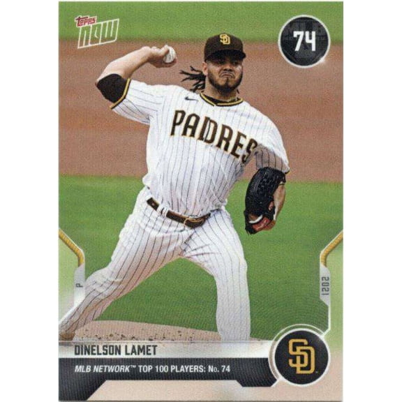 2021 Now MLB Network Top 100 Dinelson Lamet Trading Card #T-74