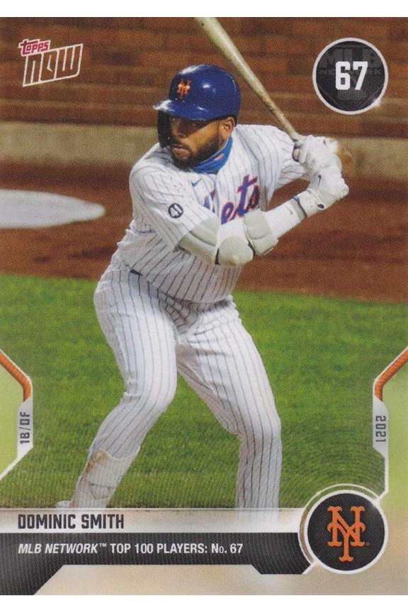 2021 Now MLB Network Top 100 Dominic Smith Trading Card #T-67
