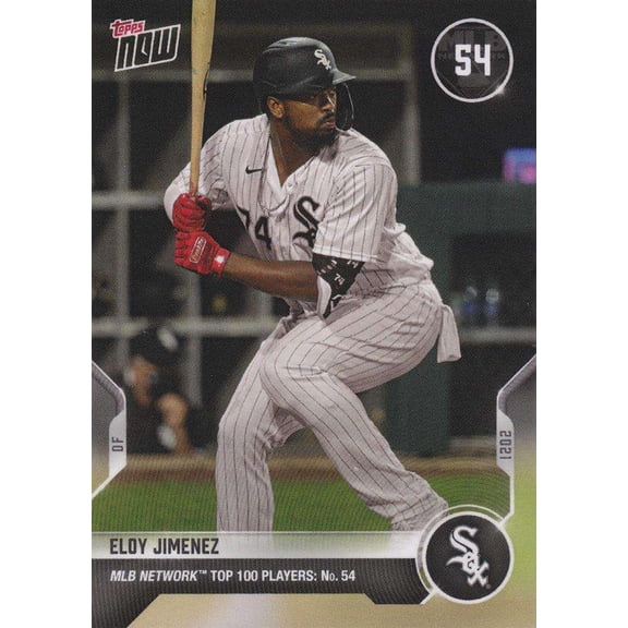 2021 Now MLB Network Top 100 Eloy Jimenez Trading Card #T-54