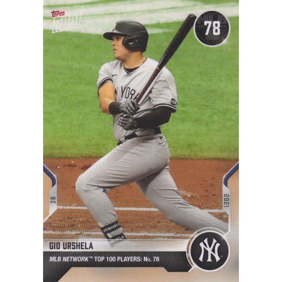 2021 Now MLB Network Top 100 Gio Urshela Trading Card #T-78