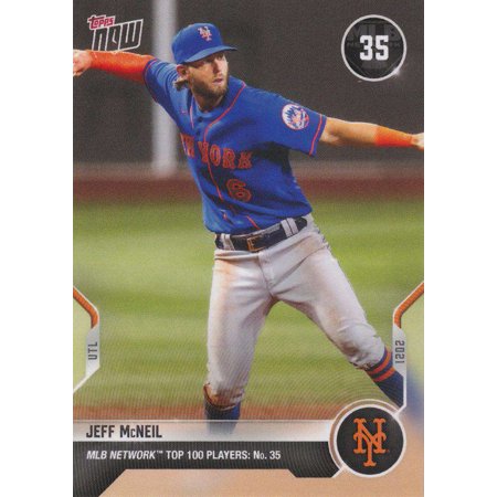 2021 Now MLB Network Top 100 Jeff McNeil Trading Card #T-35