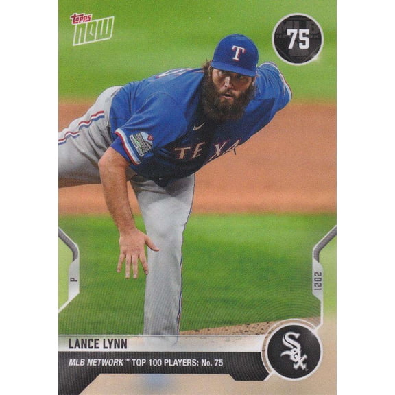 2021 Now MLB Network Top 100 Lance Lynn Trading Card #T-75