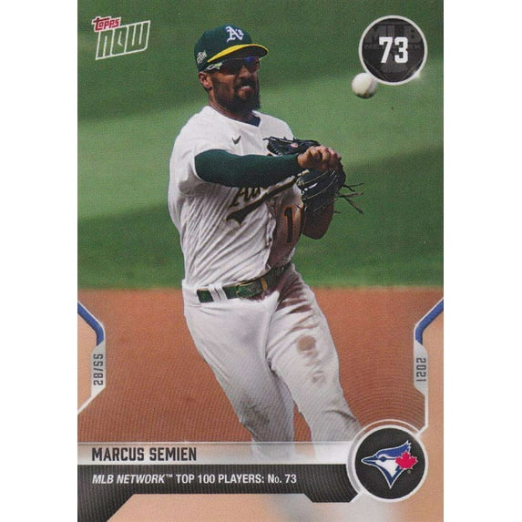 2021 Now MLB Network Top 100 Marcus Semien Trading Card #T-73