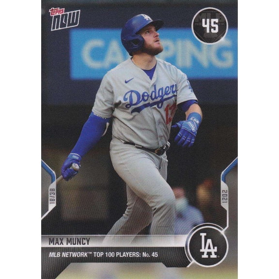 2021 Now MLB Network Top 100 Max Muncy Trading Card #T-45