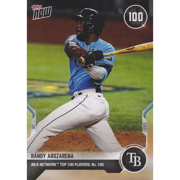 2021 Now MLB Network Top 100 Randy Arozarena Trading Card #T-100