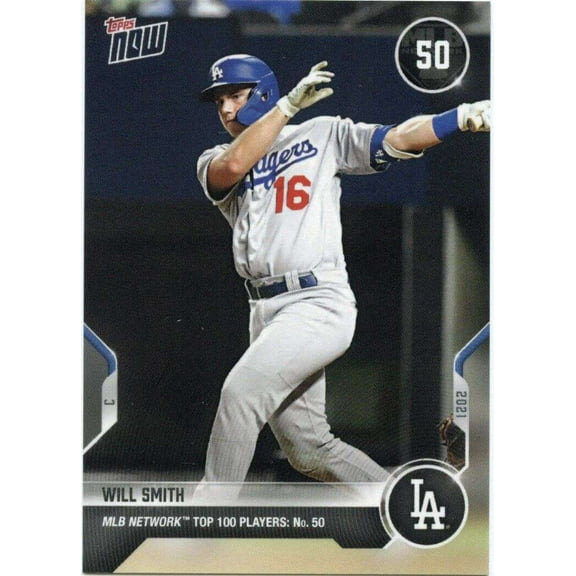 2021 Now MLB Network Top 100 Will Smith Trading Card #T-50