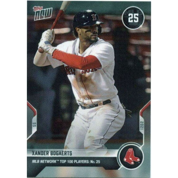 2021 Now MLB Network Top 100 Xander Bogaerts Trading Card #T-25