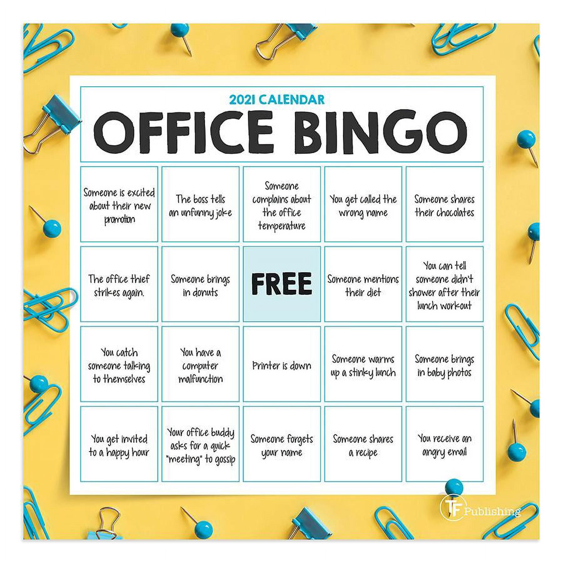2021 Office Bingo Mini 7 quot x7 quot Calendar Walmart com 2021 Office Bingo Mini 7 quot x7 quot Calendar Walmart com