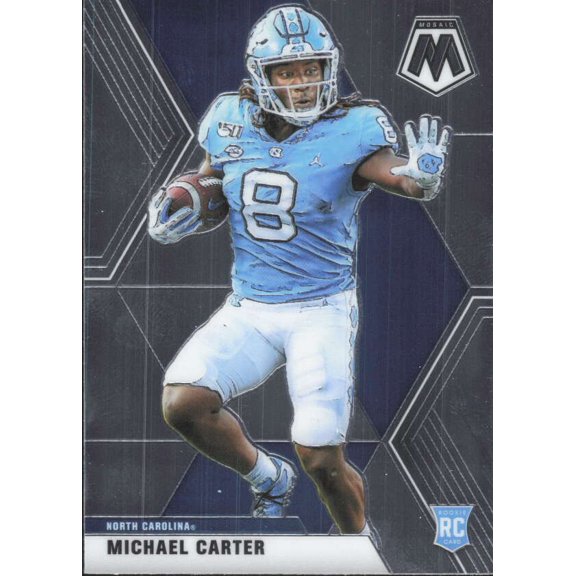 2021 PANINI MOSAIC DRAFT PICKS #23 MICHAEL CARTER NORTH CAROLINA TAR HEELS