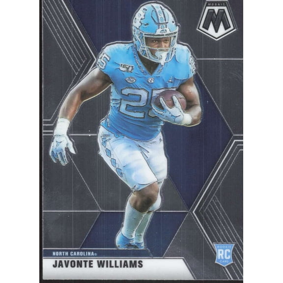 2021 PANINI MOSAIC DRAFT PICKS #29 JAVONTE WILLIAMS NORTH CAROLINA TAR HEELS