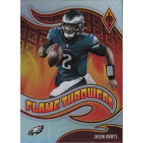 2021 PANINI PHOENIX FLAME THROWERS #24 JALEN HURTS PHILADELPHIA EAGLES