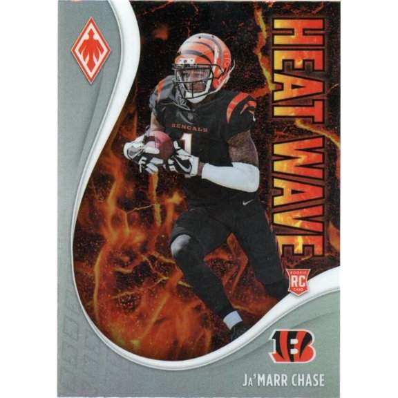2021 PANINI PHOENIX HEAT WAVE #18 JA'MARR CHASE RC CINCINNATI BENGALS