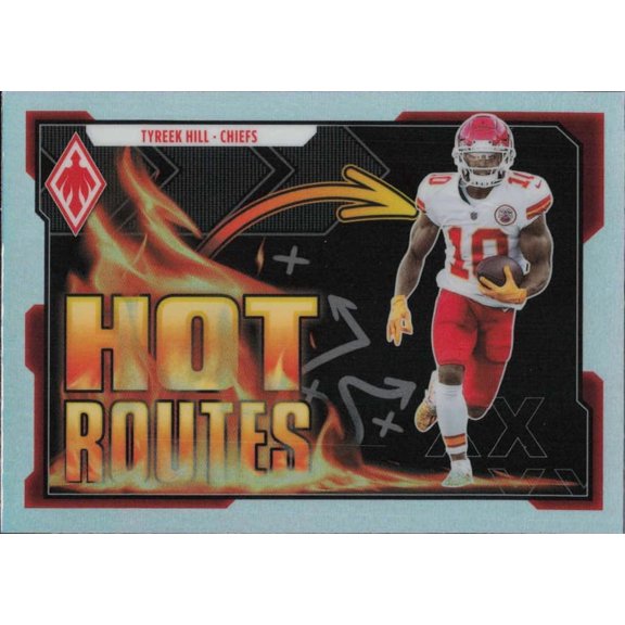 2021 PANINI PHOENIX HOT ROUTES #12 TYREEK HILL KANSAS CITY CHIEFS