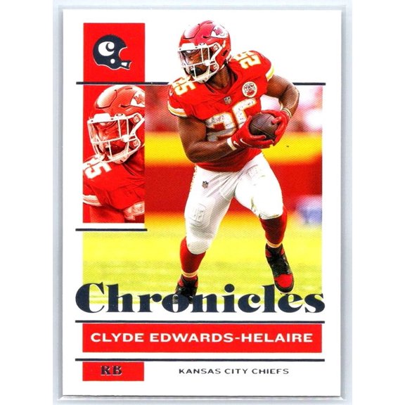 2021 Panini Chronicles Clyde Edwards-Helaire #57 Kansas City Chiefs Football Card