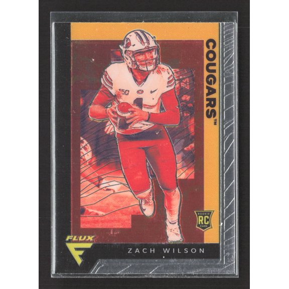 2021 Panini Chronicles Flux Draft Picks Zach Wilson #235 RC BYU Cougars Football Card